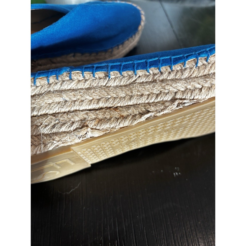 Franco Sarto Blue Suede Espadrille Size 7.5 - Picture 7 of 7
